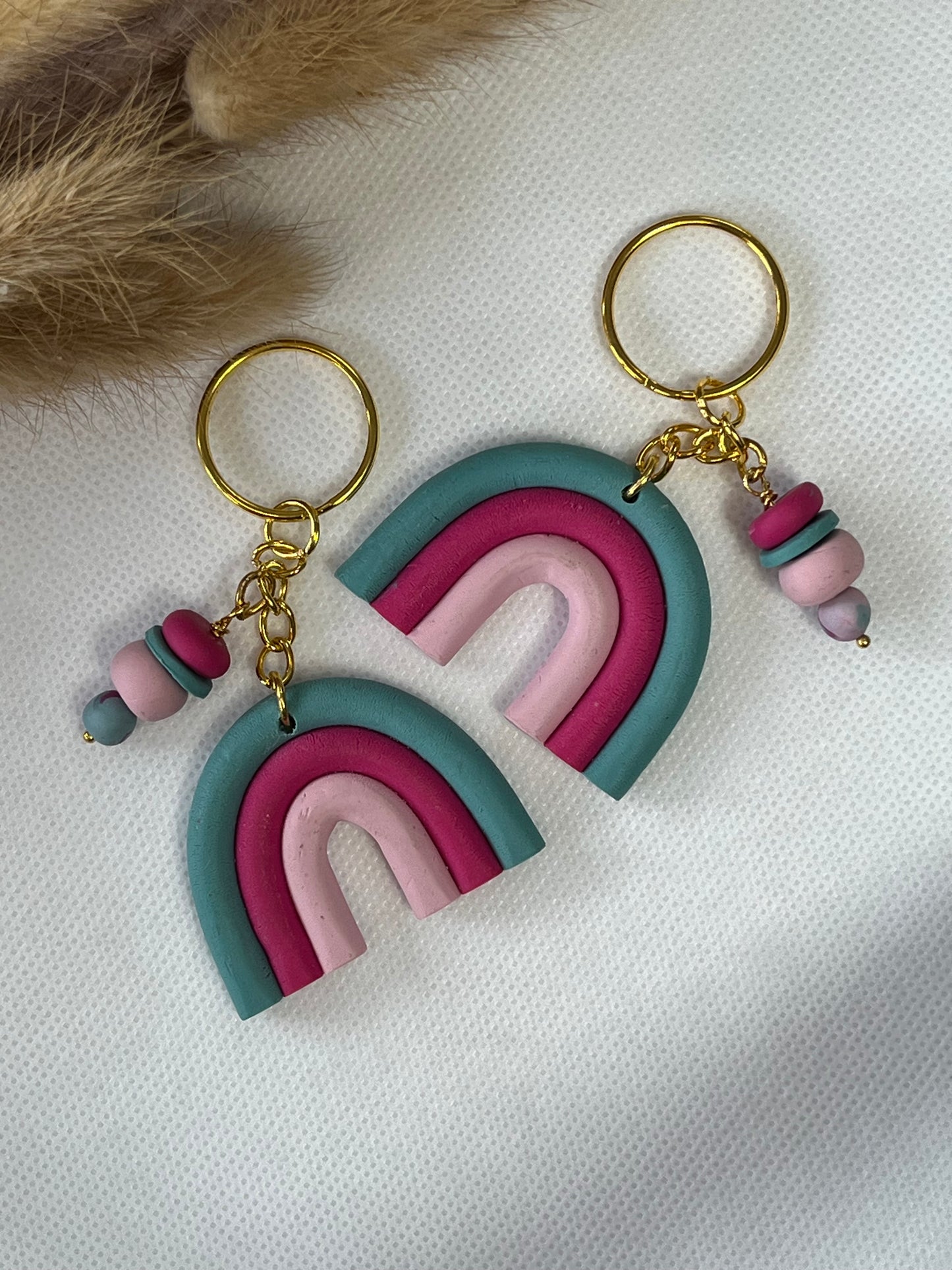 Rainbow keyrings